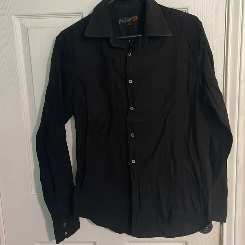 Mens Guess longsleeve dress shirt size M preowned